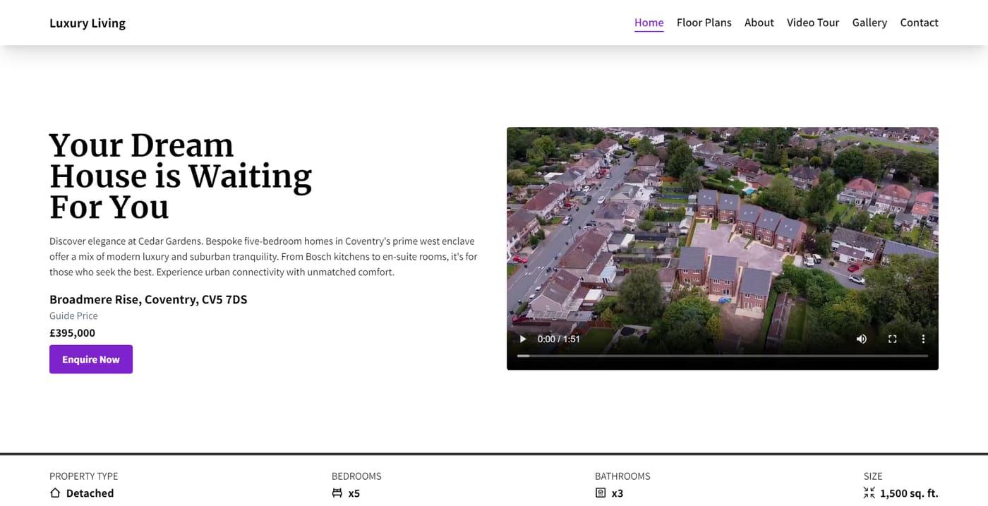 Real Estate Website